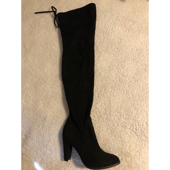 Catherine Malandrino Shoes - Velvet thigh high boots